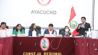 Ayacucho: Consejeros devuelven a comisión nuevo ROF del gobierno regional