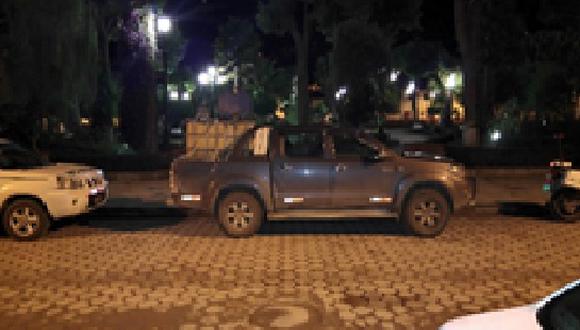 Policía de Carreteras interviene camioneta del Gobierno Regional de Apurímac