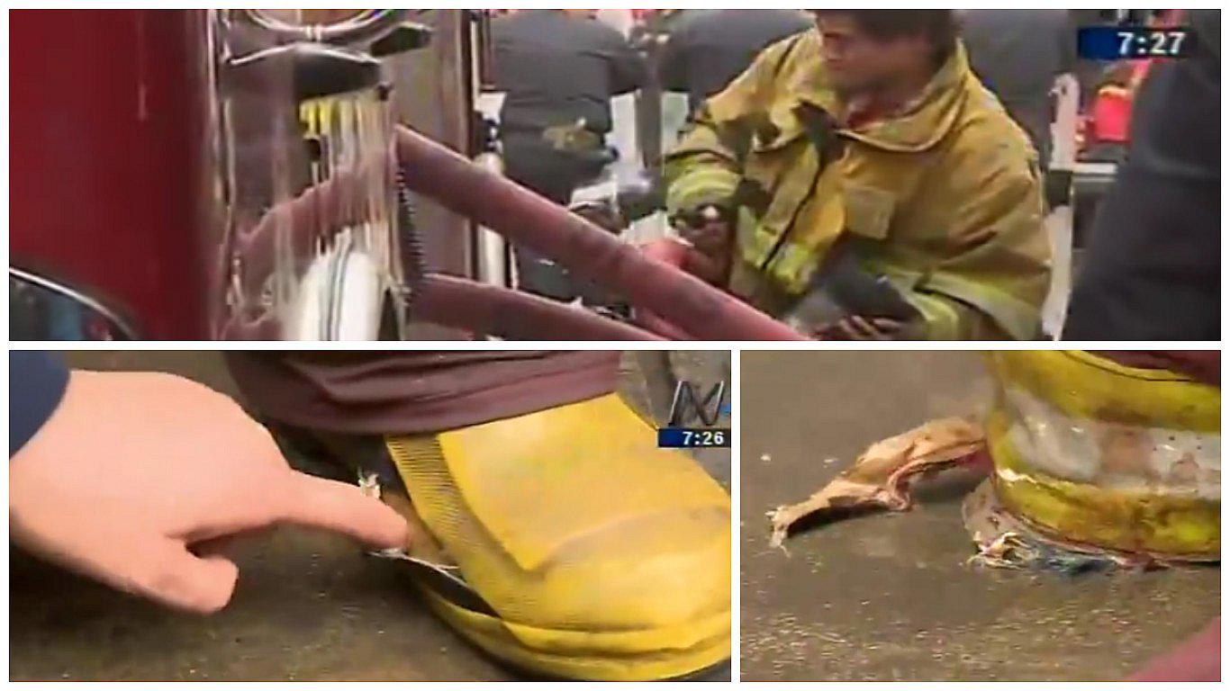 Bomberos llevan más de dos años usando el mismo traje