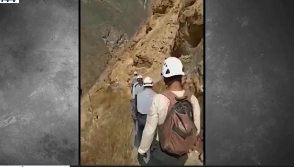 Renato Toledo Castro tenía planeado caminar hasta Cusco para llegar a la fortaleza inca del complejo arqueológico de Choquequirao. (Foto: Captura de video)
