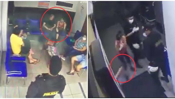 Nuevo video de la balacera ocurrida en la clínica San Pablo ubicada en el distrito de Surco.