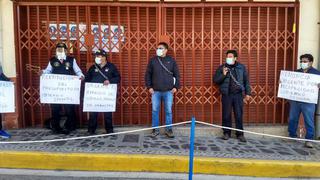 Dirigentes exigen culminación del hospital Materno Infantil de Juliaca