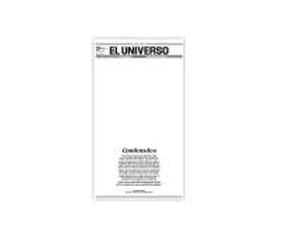 Ecuador: Diario "El Universo" muestra portada en blanco tras censura de Correa