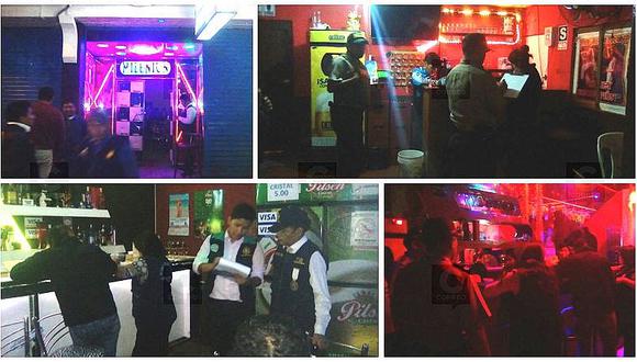 Intervienen quince locales nocturnos en Tacna