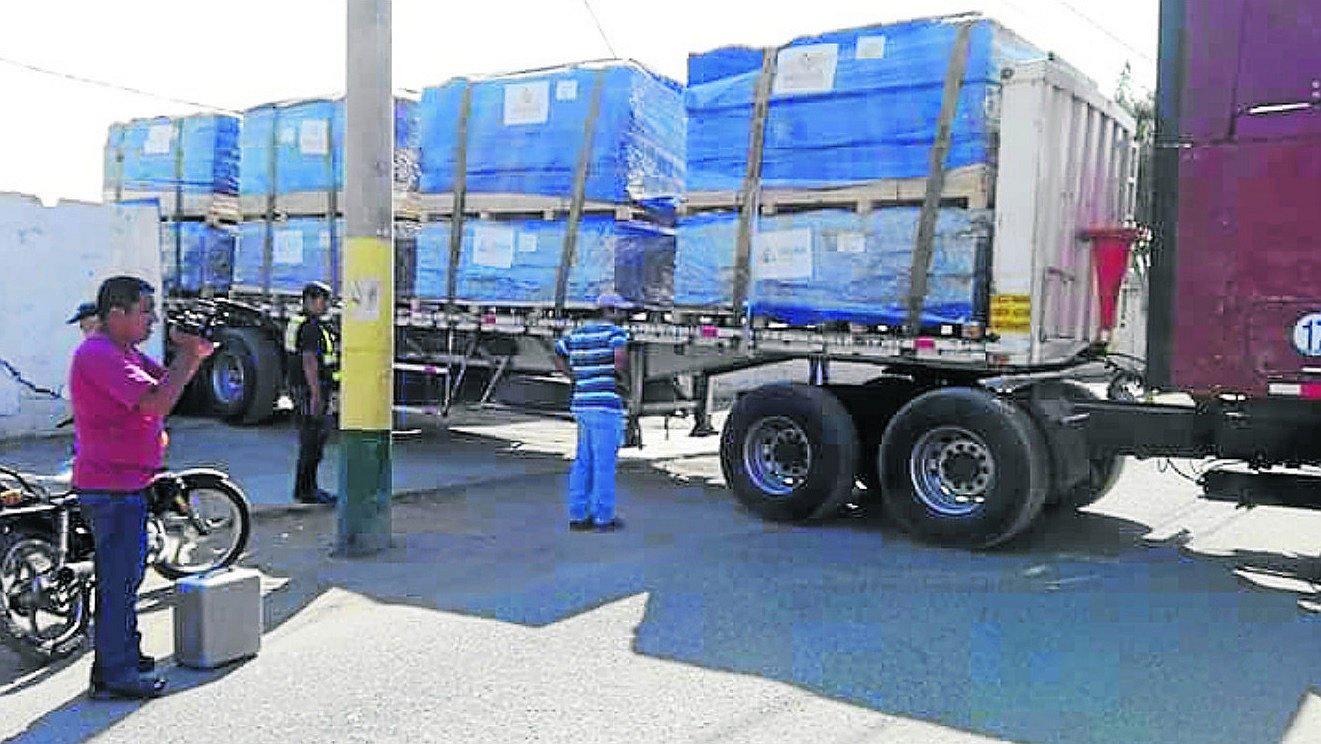 Llegan a Casma 32 módulos de vivienda para damnificados