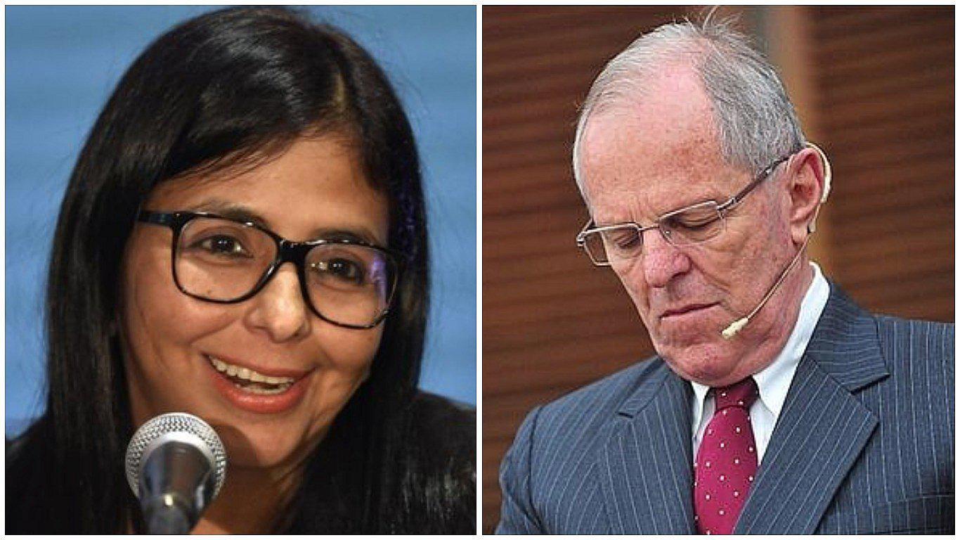 Delcy Rodríguez: "PPK pasará al basural de la historia"