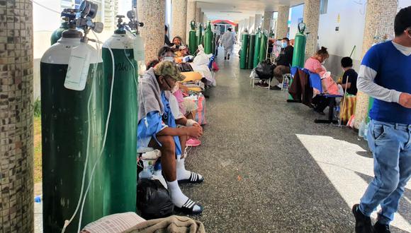Déficit de camas en Hospitalización y UCI en Hospital EsSalud de Talara afecta a los enfermos con COVID-19. (Fotos: Yenny Barrientos)