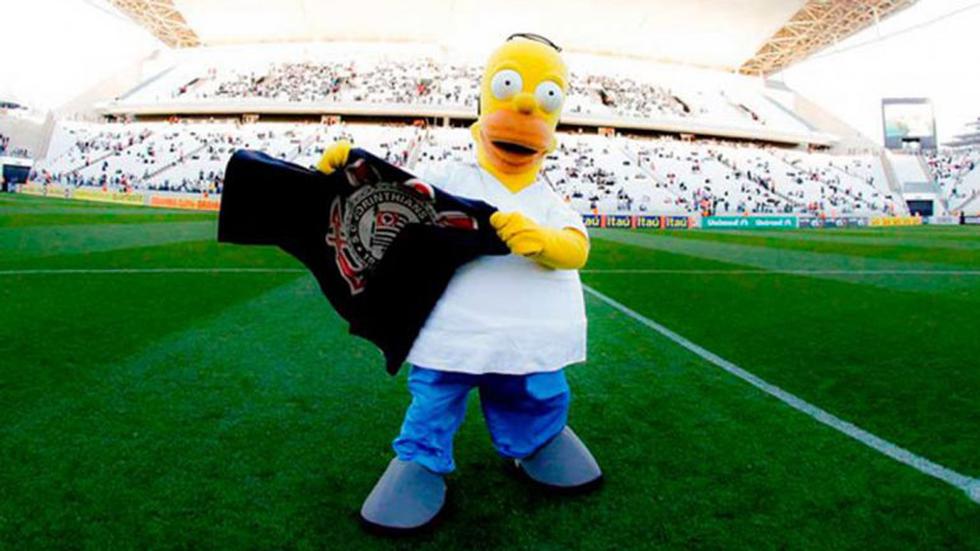 Corinthians firmó contrato con Los Simpsons