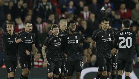 Liverpool aplastó 6-1 al Southampton por la Capital One Cup