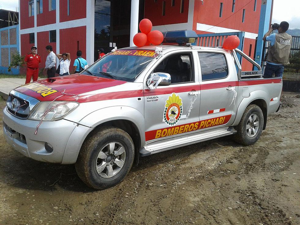 Vraem: Compañía de bomberos “Salvadora Pichari N•243” iniciará operatividad  