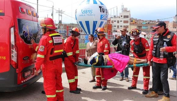 Ministerio de Salud atendió más de 50 insidentes en el Concurso de Danzas Autóctonas