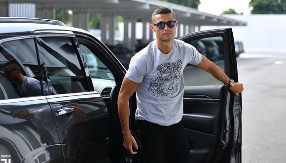 Captan a Cristiano Ronaldo en Turín para su primer entrenamiento con el Juventus (FOTOS Y VÍDEO)