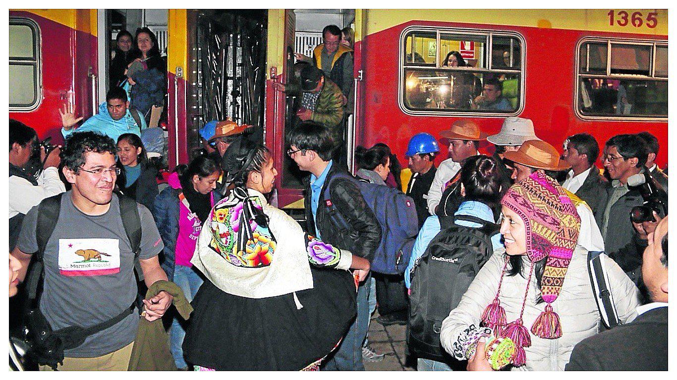 ​Hoy es la primera salida del tren Lima - Huancayo