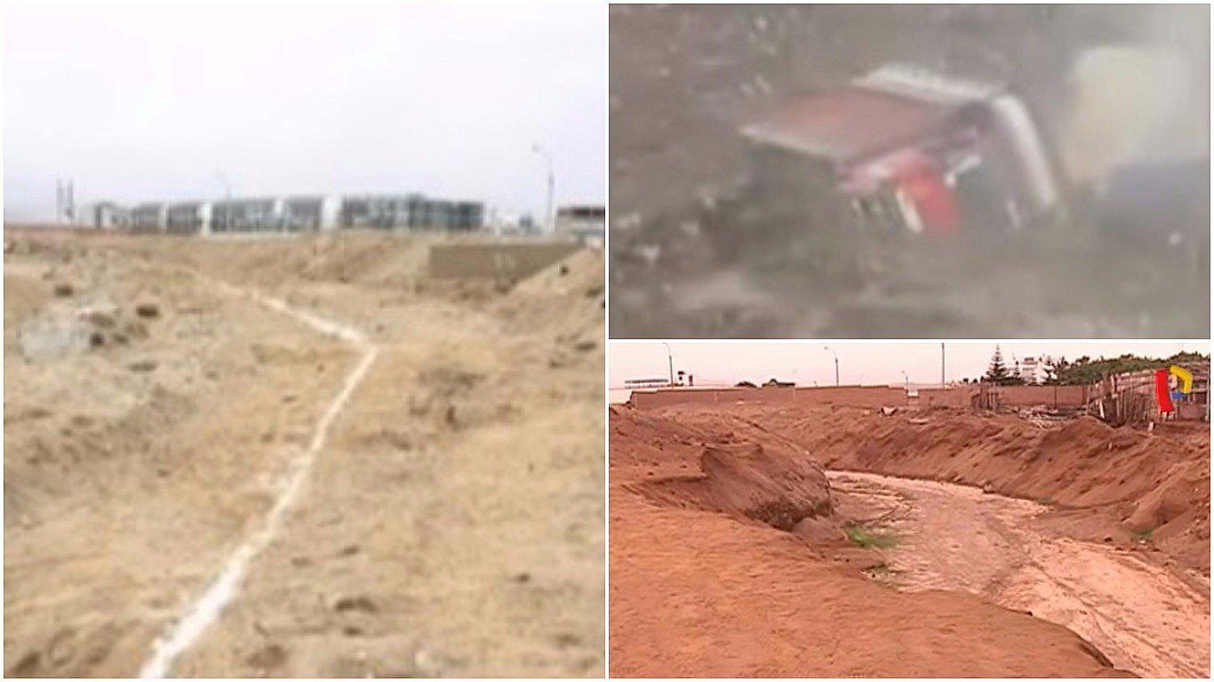 ​San Bartolo: construirían casas en terreno cerca a cauce donde pasó huaico (VIDEO)