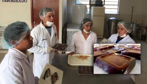 Estudiantes elaboran chocolate a base de pescado para combatir la anemia 