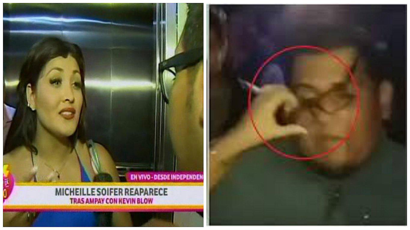 Michelle Soifer le pide disculpas a reportero que agredió, pero él le responde así (VIDEO)