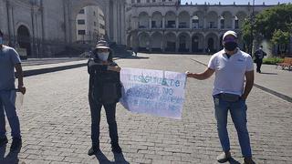 Guías de turismo protestan en Arequipa por desigualdad en programa Turismo Emprende