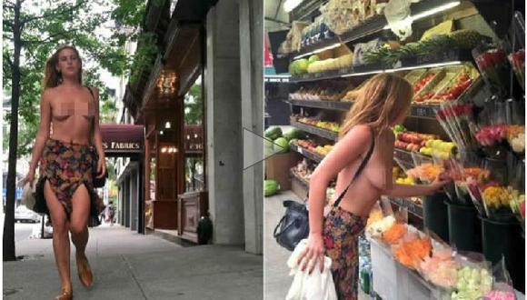 La hija de Bruce Willis hace topless en la calle para protestar en Instagram (FOTOS)