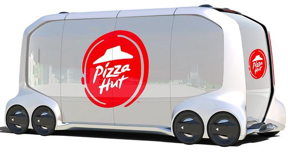 Pizza Hut hizo realidad un capítulo de Black Mirror con vehículo repartidor no tripulado
