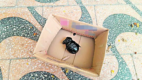 Delincuentes dejan granada en una casa con un aterrador mensaje
