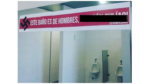 Facebook: Encuentran mensaje "pro-nazi" y homofóbico en baño de Universidad (FOTOS)