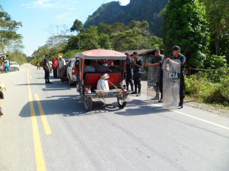 Fracasa primer día de paro cocalero