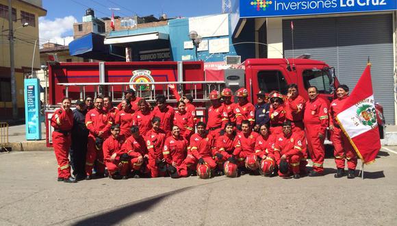 Huancayo: Mira el "bloqueo, bloqueo" de compañía de bomberos (VIDEO)