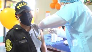 Más de 7 mil policías son vacunados contra el coronavirus en Junín y Huancavelica