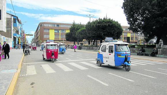 ​Mototaxis ya no podrán ingresar al Centro Histórico de Juliaca