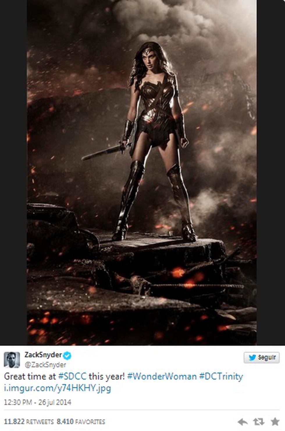 Batman Vs Superman: Así lucirá Gal Gadot como la Mujer Maravilla (FOTOS)