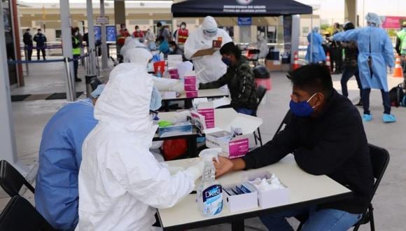 Control sanitario en Chacalluta será riguroso para impedir que nuevamente prolifere el contagio. (Foto: Cortesía Diresa Tacna)