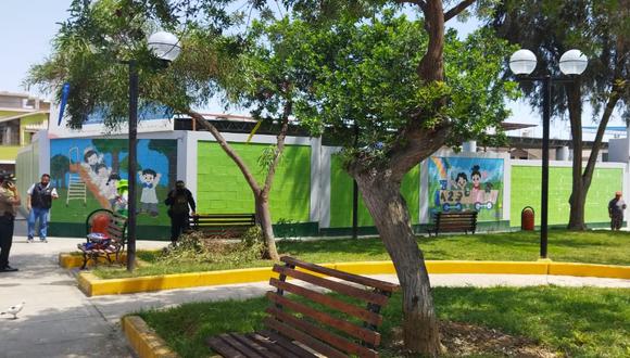 En parque frente a colegio de niños Virgen del Rosario del cono sur, se halló un cultivo de marihuana