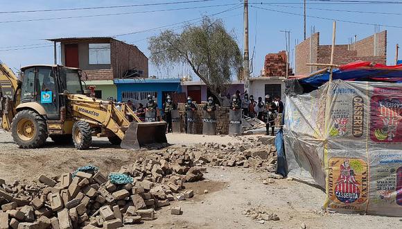 Municipio de Huanchaco recupera 1,300 metros cuadrados invadidos en El Milagro