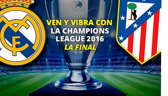 Champions League: Disfrute de la final de la UEFA en Plaza Lima Sur