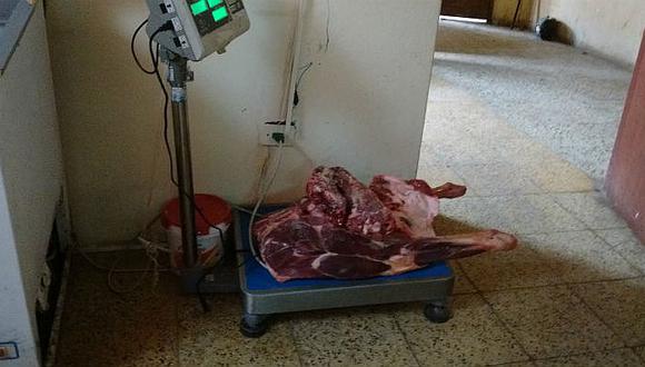 En operativo hallan carne mal almacenada