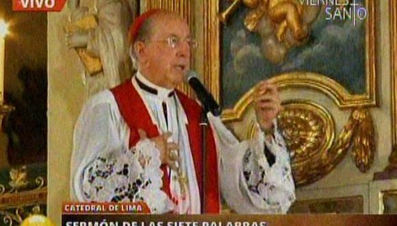Cardenal Cipriani se pronunció sobre aborto terapéutico: "No hablo de política, hablo de la vida"