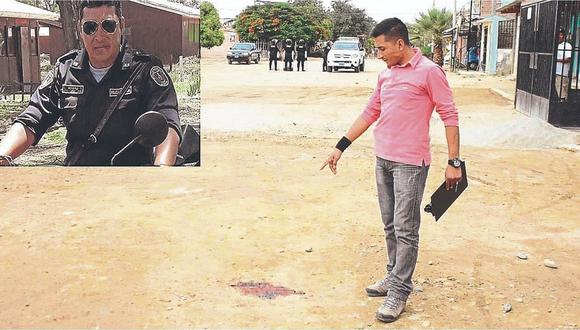Policía es asesinado por defender a su madre de delincuente en Piura