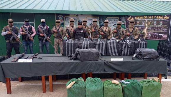 Fuerzas Armadas y Policía incautan más de una tonelada y media de droga en operativos en el Vraem. (Foto: Comando Conjunto de las Fuerzas Armadas)