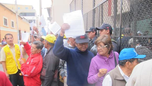 Chiclayo: Fonavistas de onceava lista cobran devolución de sus aportes