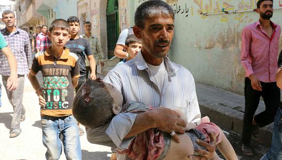 Siria: siete niños muertos dejó bombardeo contra rebeldes