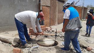 Ica: conexiones ilegales de agua y desagüe en Los Espinos - Centro Poblado Comatrana