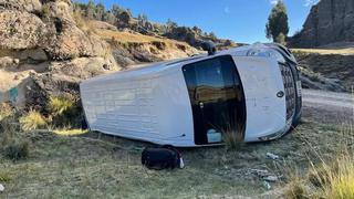 Cantante “Edwincito de Paucará” y su grupo sufren accidente en Lircay