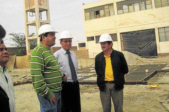 Obras en la I.E. Merino  Ruiz con 78% de avance