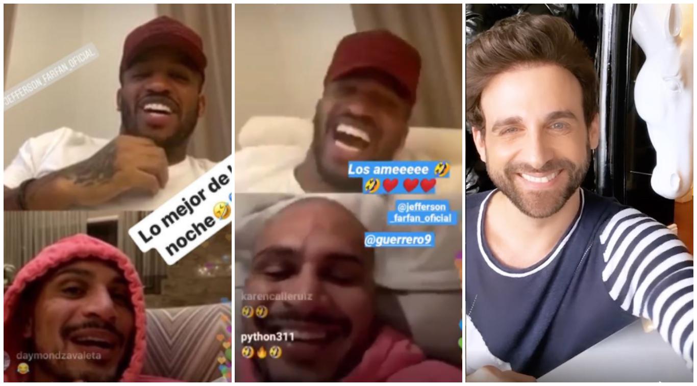 Jefferson Farfán y su divertida reacción cuando le dicen a Paolo Guerrero el nuevo ‘Peluchín’. (Foto: Instagram)