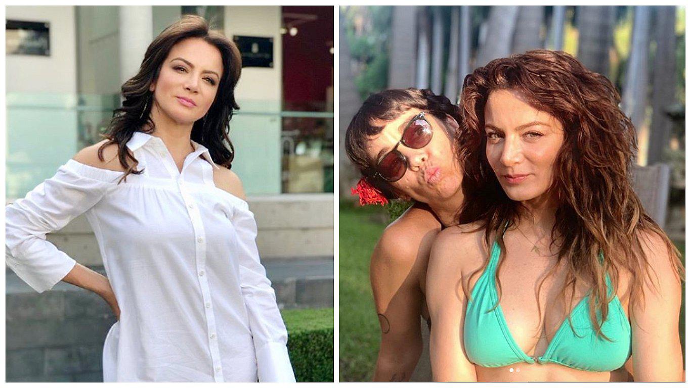 Actriz mexicana Silvia Navarro se fotografía con la mujer que ama (FOTOS)