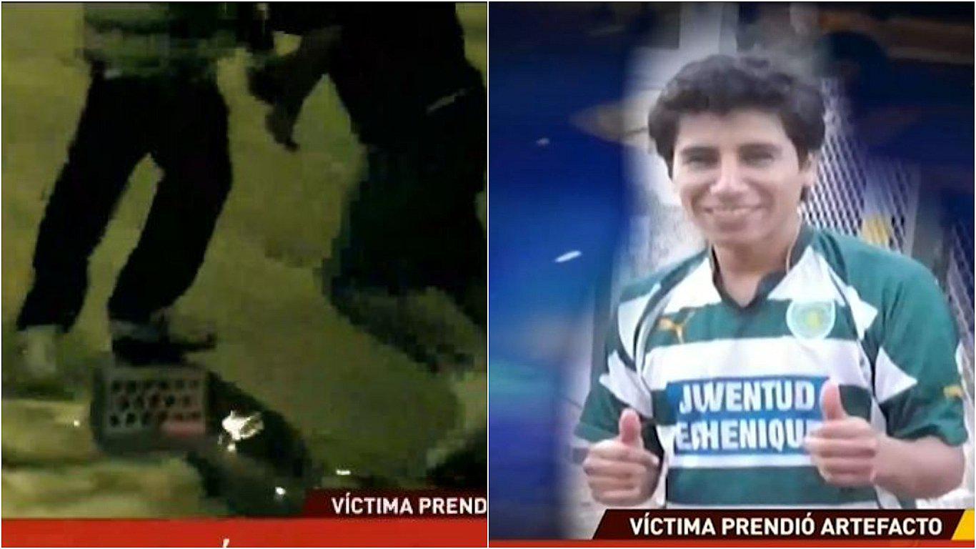 Joven murió por explosión de 'rata blanca' en Comas (VIDEO)