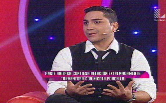 Angie Arizaga confiesa a su amigo maltratos de Nicola Porcella 