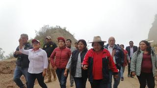 Ministra se compromete a destrabar obra de la carretera Moquegua - Omate - Arequipa