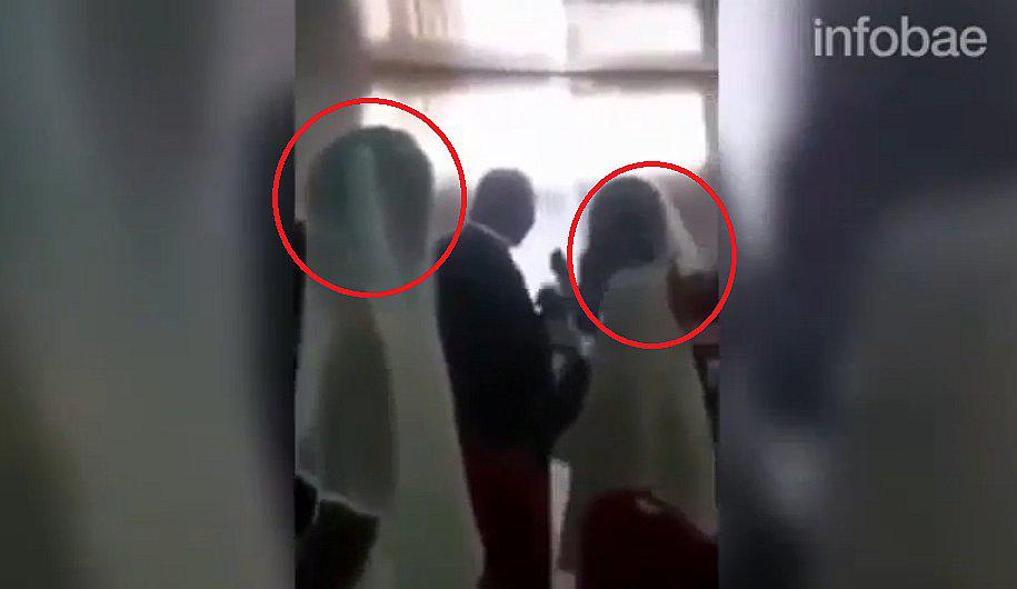 Amante se hizo pasar por la novia en plena boda y así acabó hombre infiel  (VIDEO)