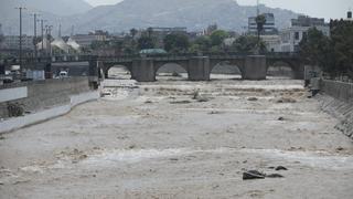 Senamhi sube a alerta naranja el río Rímac ante incremento del caudal por continuas lluvias